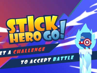 FACEBOOK游戏 STICK HERO GO 宣传插图