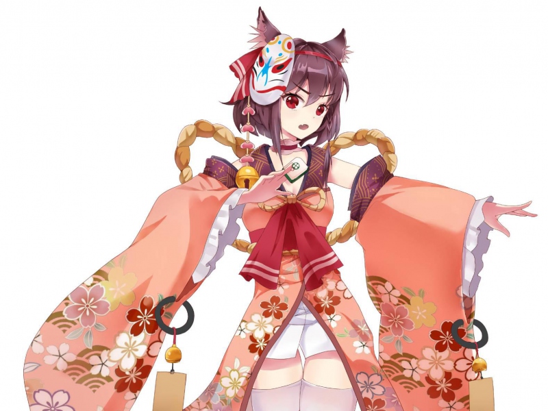 蚂蚁绘:狐娘-插画/手绘作品欣赏
